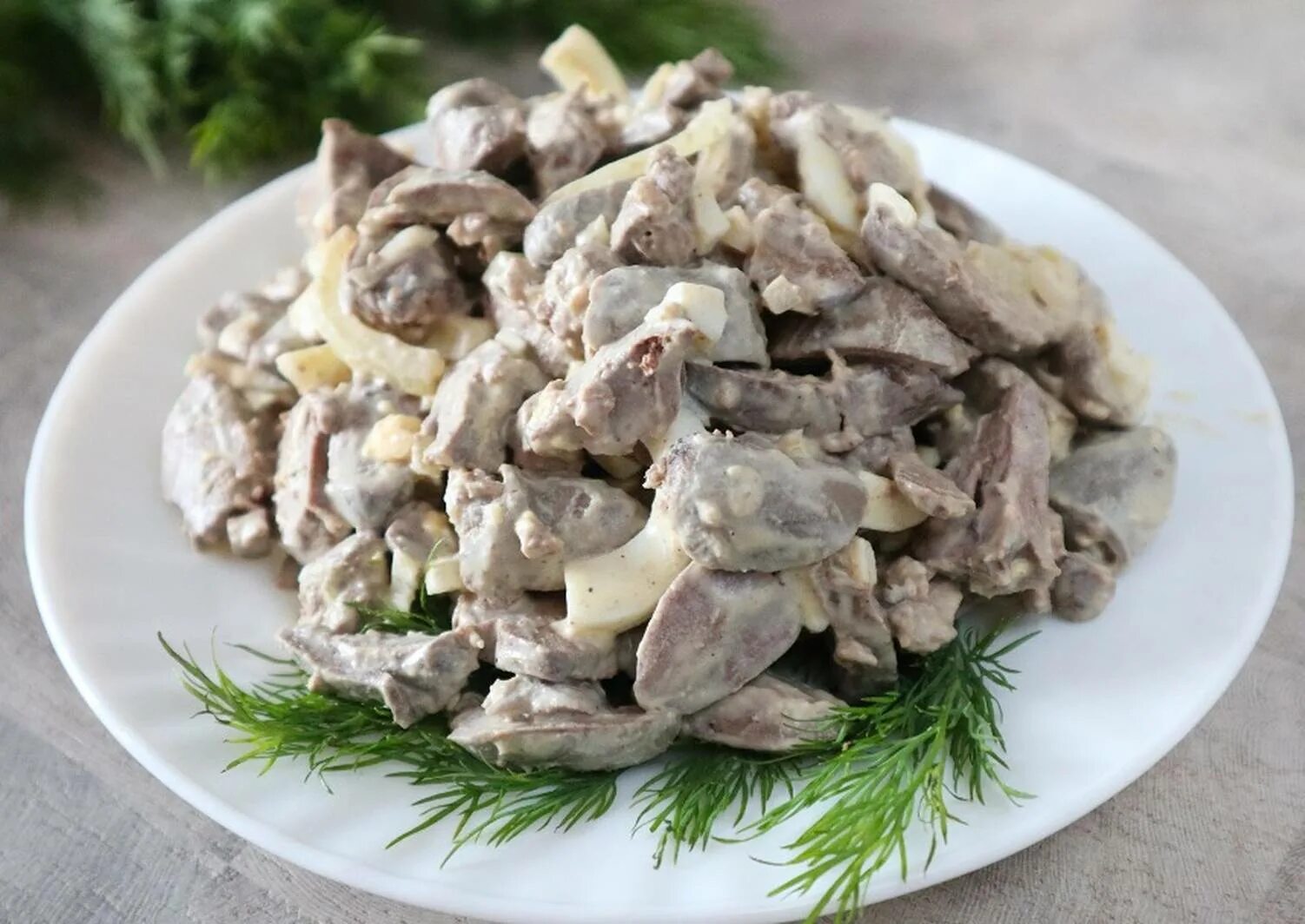 Как правильно сварить куриную печень для салата