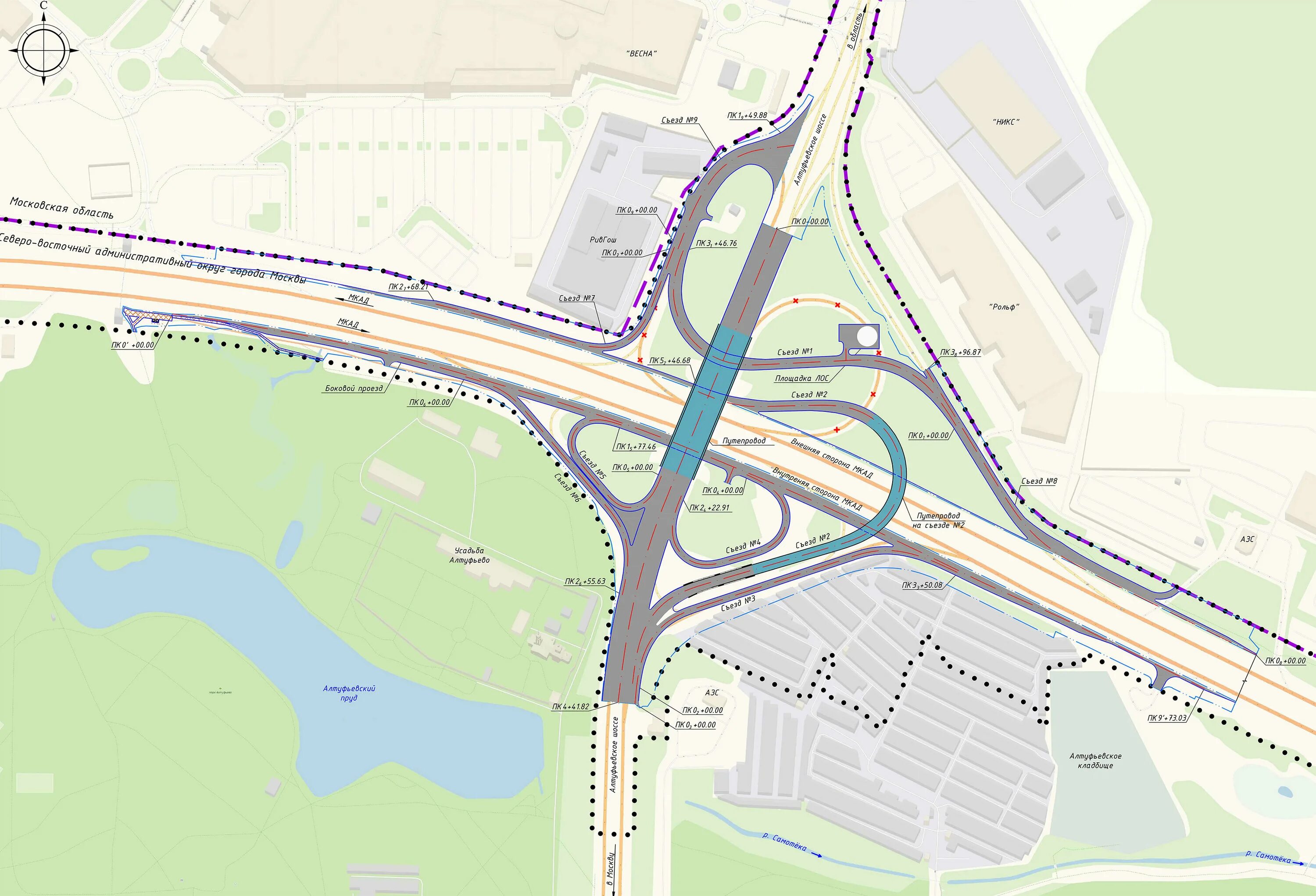 Эстакада Алтуфьевское шоссе МКАД. МКАД Алтуфьевское шоссе реконструкция. Развязка МКАД Алтуфьевское шоссе. Развязка Алтуфьевское шоссе и МКАД реконструкция.