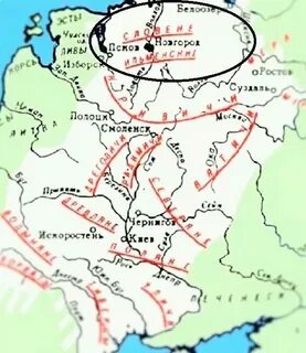 Племена ильменских словен