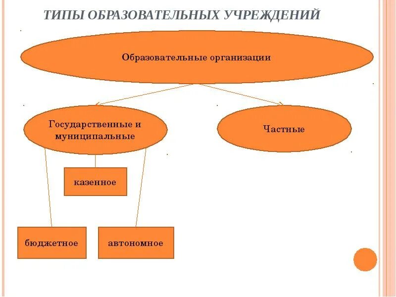 Виды образовательных бюджетных учреждений. Типы образовательных учреждений. Типы виды образовательных организаций схема. Государственные образовательные организации это. Государственные образовательные учреждения примеры.