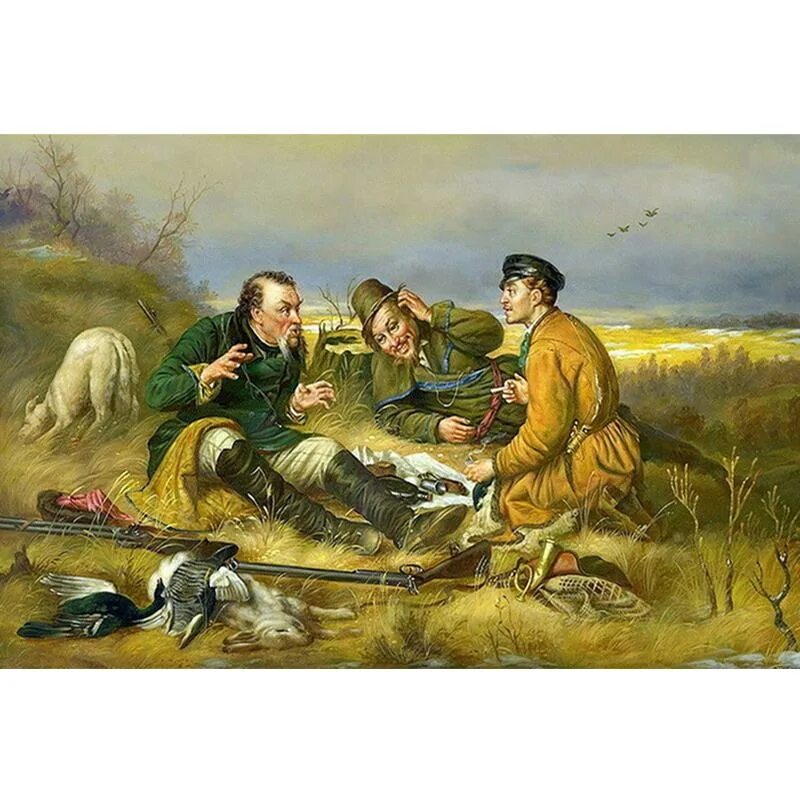 В какую игру играли дети после охоты