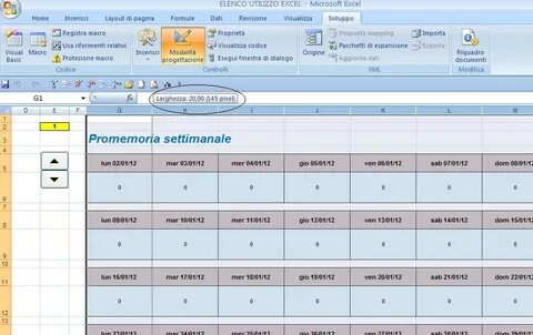 Расписание excel