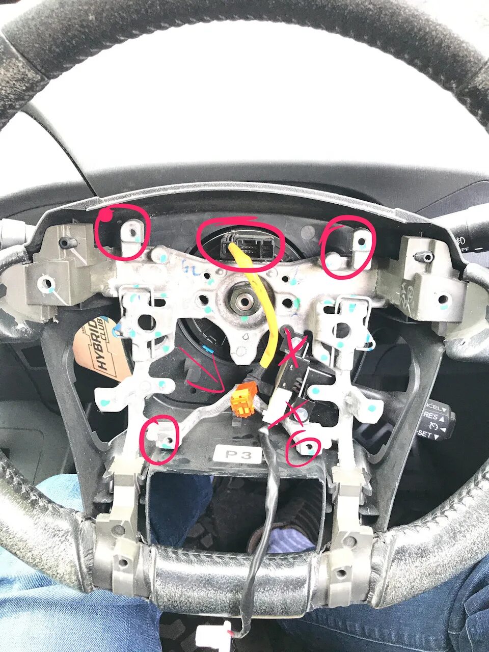 Замена руля - Toyota Prius (20), 1,5 л, 2009 года тюнинг DRIVE2