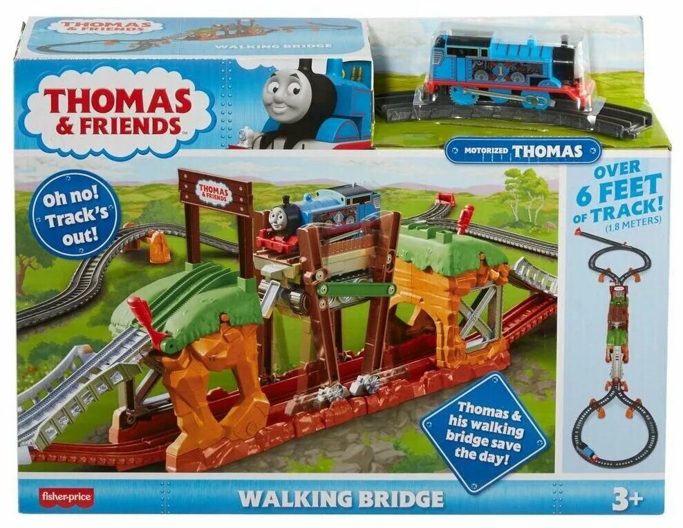 Шагающий мост. Набор игровой Thomas & friends мост с переправой ghk84. Игрушка Thomas & friends трек мастер ghk70.