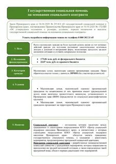 Социальная помощь условия получения