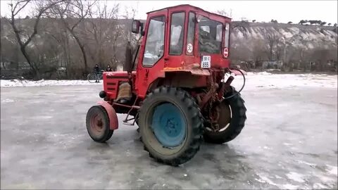 Работа трактора т 25