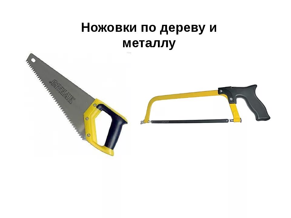 Ножовку используют