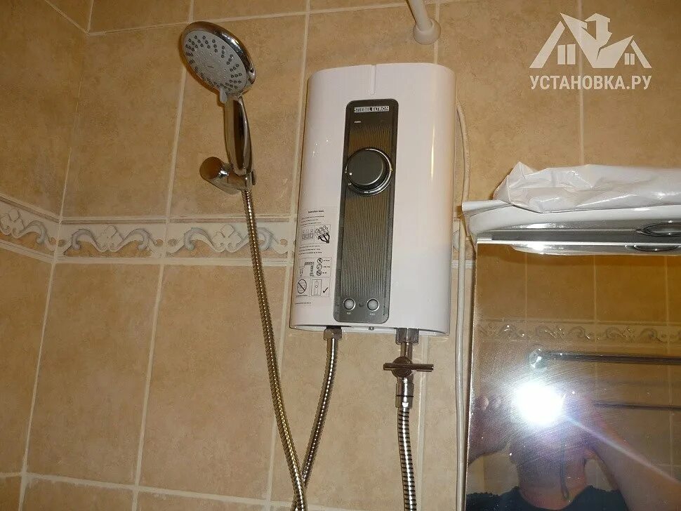Подключение водонагревателя к душу