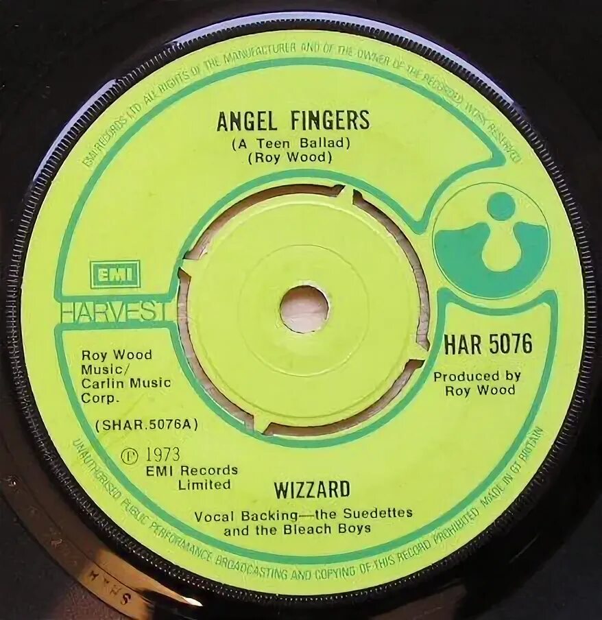 Wizzard. Angel fingers. White wizzard over the top. Wizzard poster. Angel fingers.