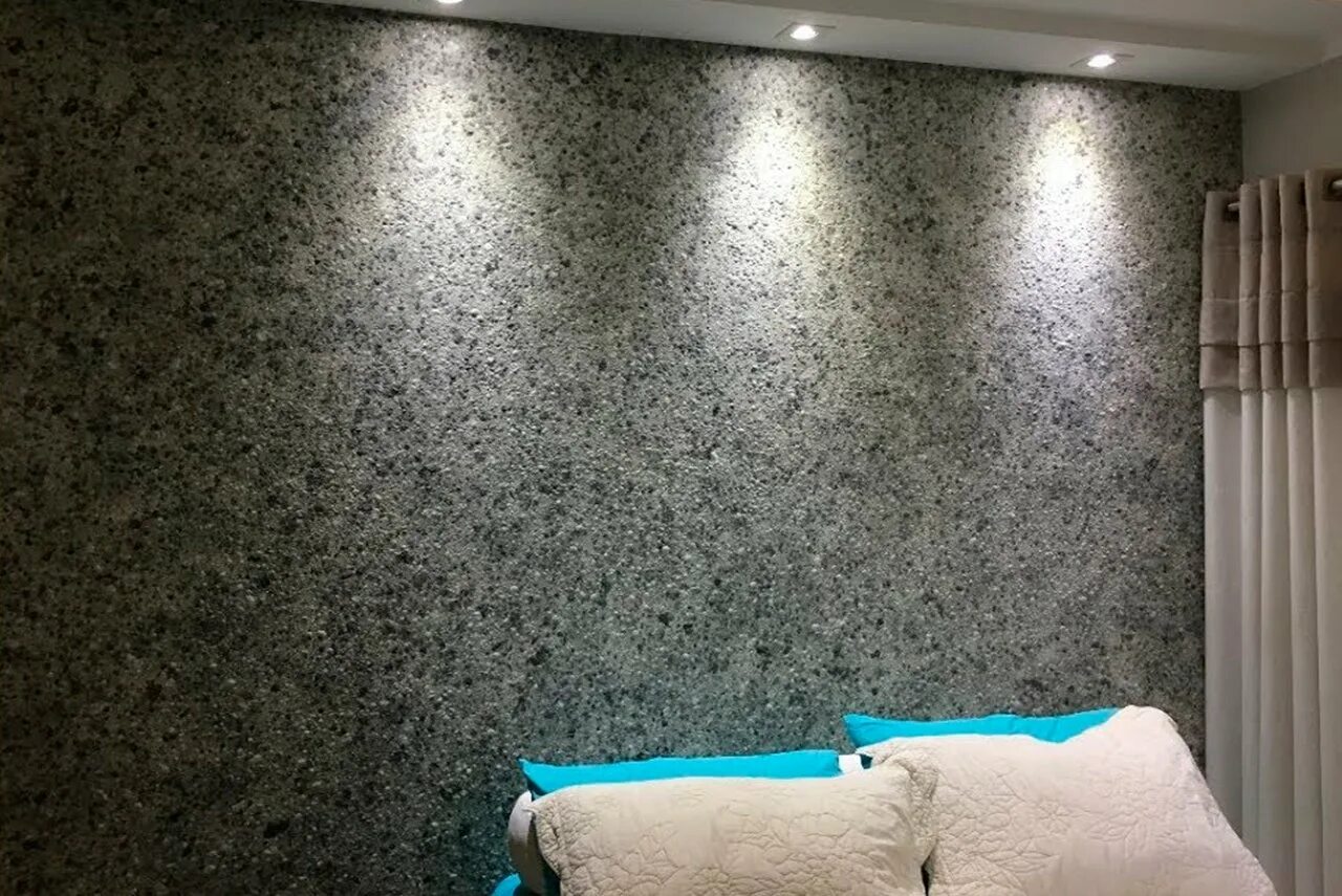 Жидкие обои серые в интерьере טפט נוזלי Relief 325 + South 941 in living room from VJ Decor YouTube