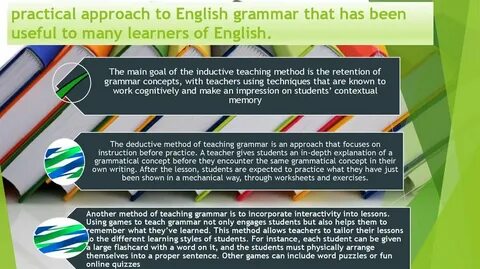Teaching grammar
