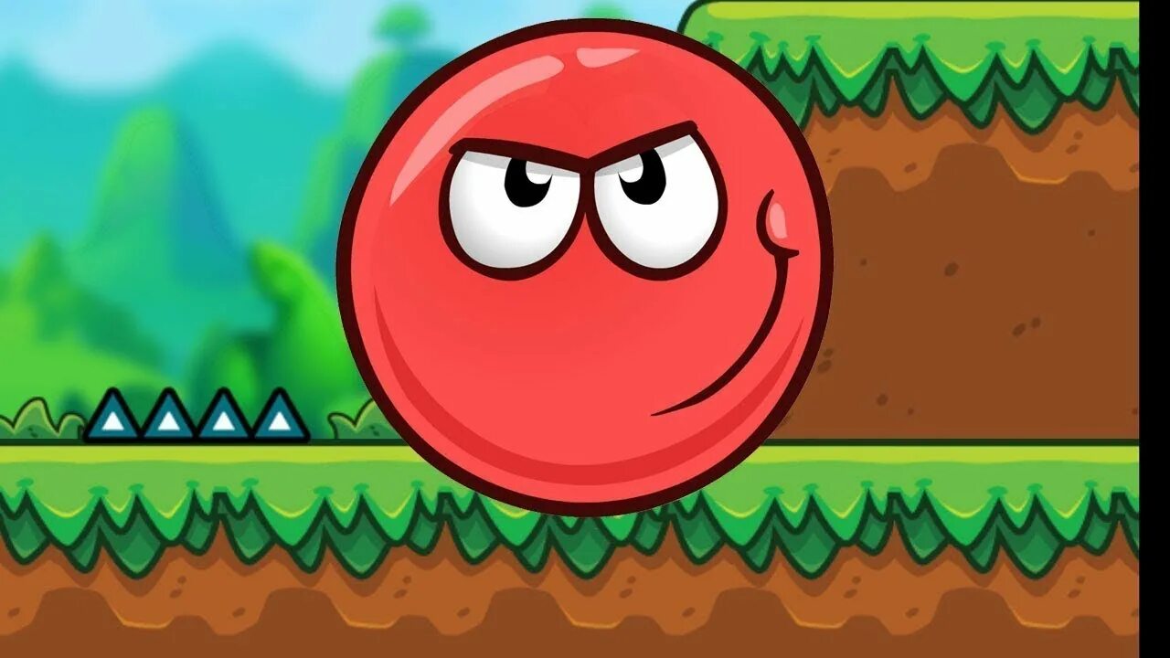 Игра Red Ball 4. Красный мячик игра. Красный шарик раскраска.