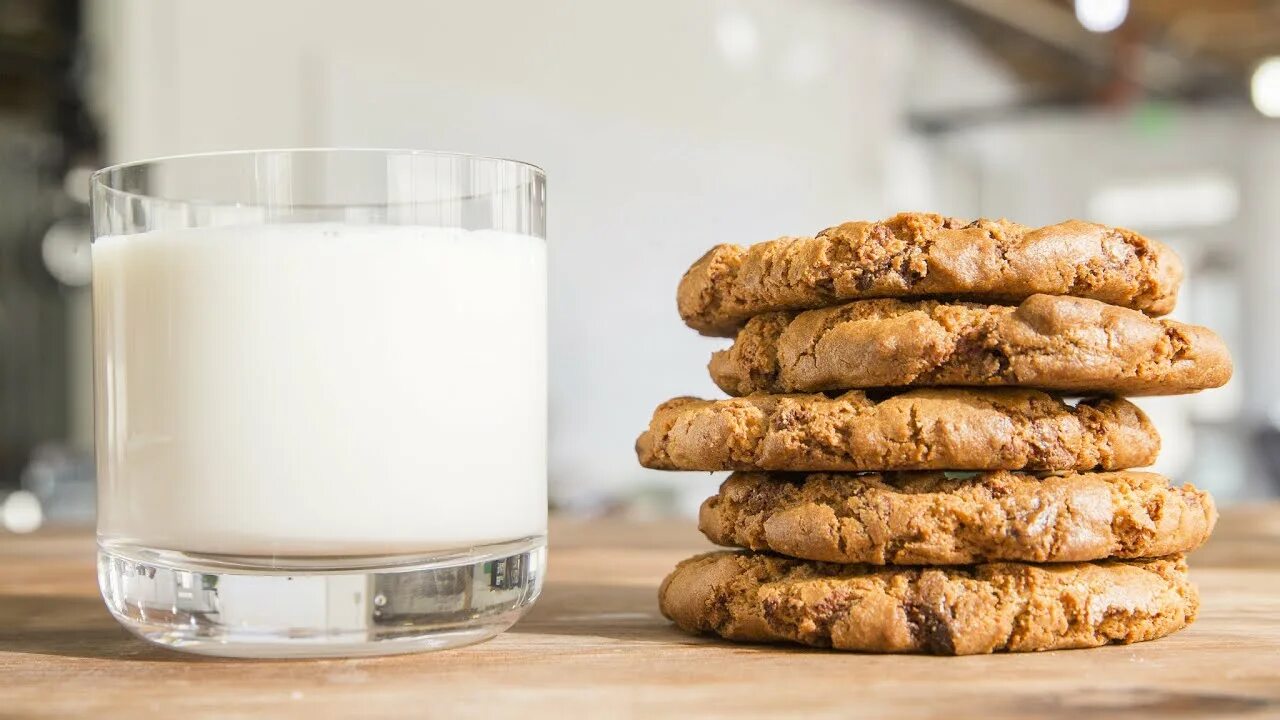 Milk and cookies stock image. Image of bakes, protein - 13536193