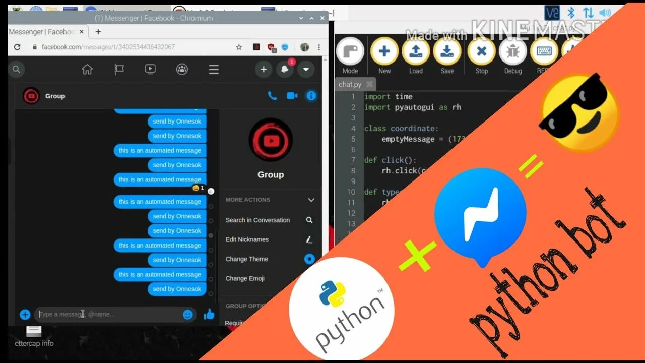 Messages send python