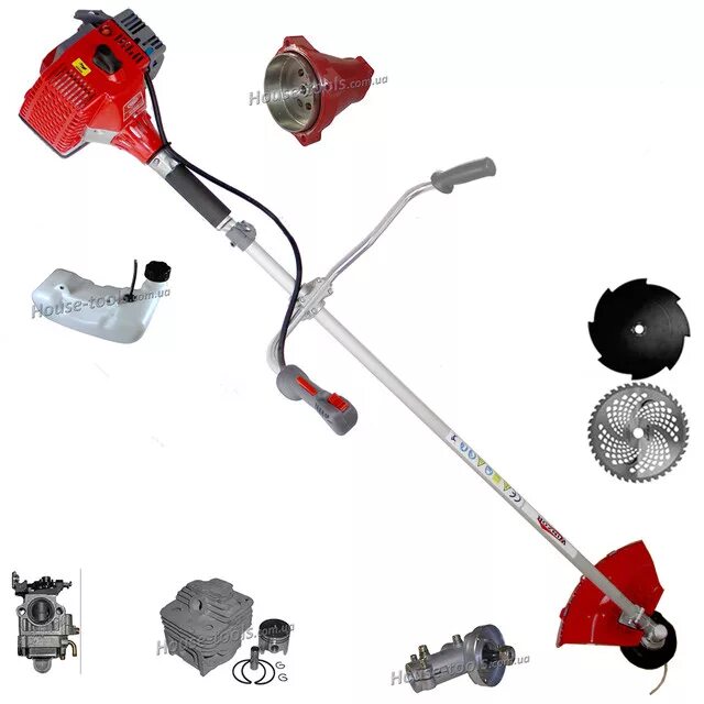 запчасти на триммер. поршневая группа 1e40f 5 - 1 huter. коса бензиновая lider 1. уплотнение импульсного канала husqvarna 137. бензозапчасти ру.