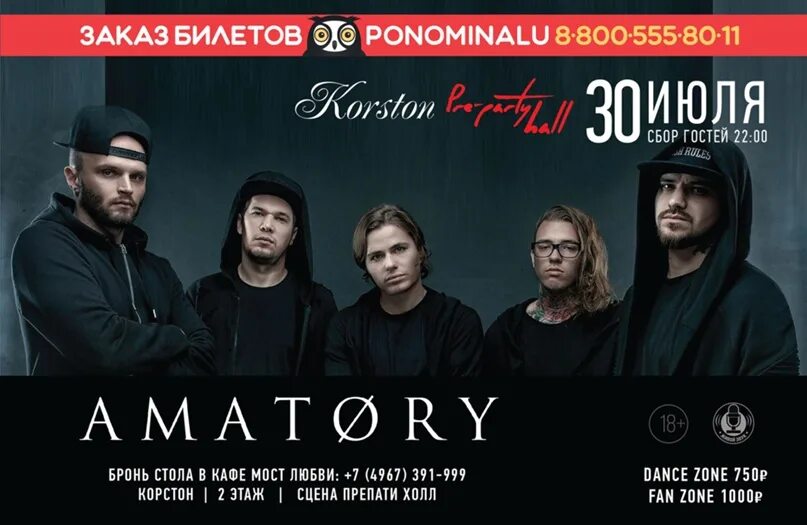 Amatory впс