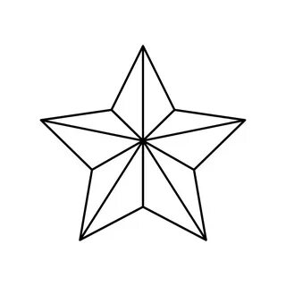 Звезда легкая рисунок