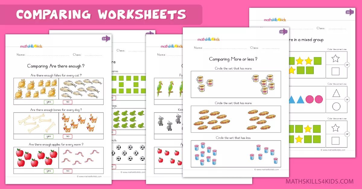 Compare com. Comparisons Worksheets. Comparisons Worksheets for Kids. Comparing numbers Kids Worksheet. Worksheets for Kindergarten Math. Size.