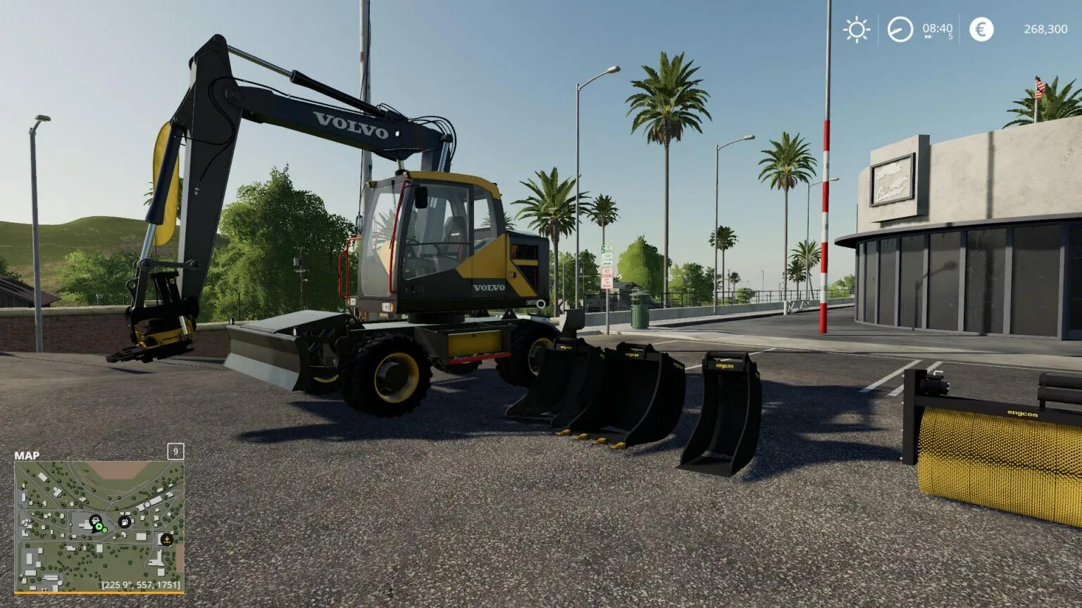 Мод на экскаватор для фс 19. Volvo ewr150e. volvo ewr 150. мод для fs19 экскаватор volvo ew. экскаватор для farming simulator 2019.