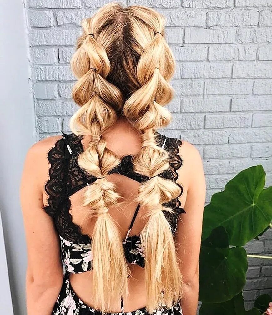 Коса Bubble Braid.. Красивые прически с резиночками. Объемные косы с резинками. Коса с резинками объемная