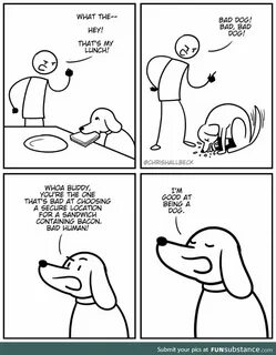 Comic dog