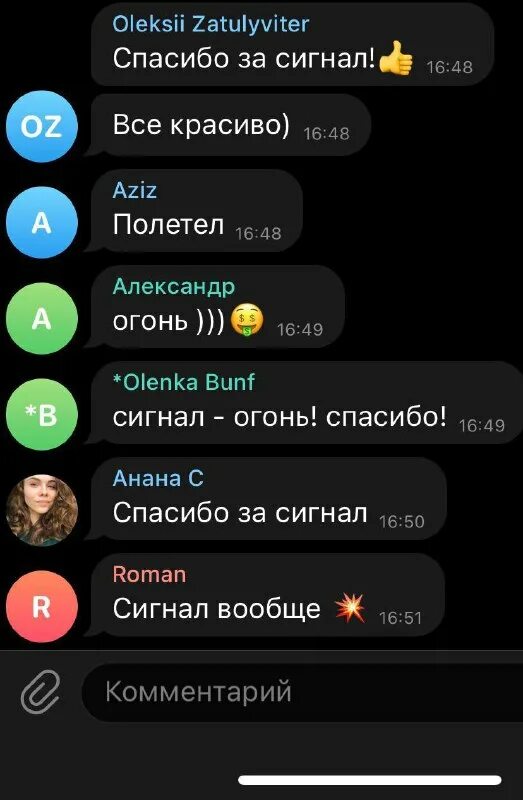 Telegram signals. Telegram signals