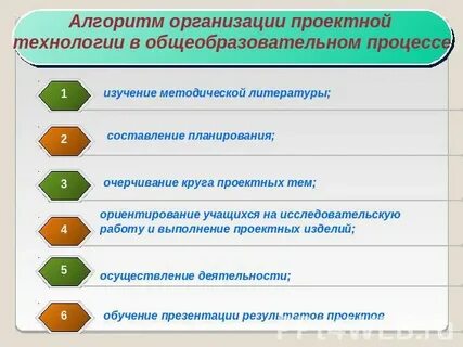 Организация проектной деятельности на уроке технологии