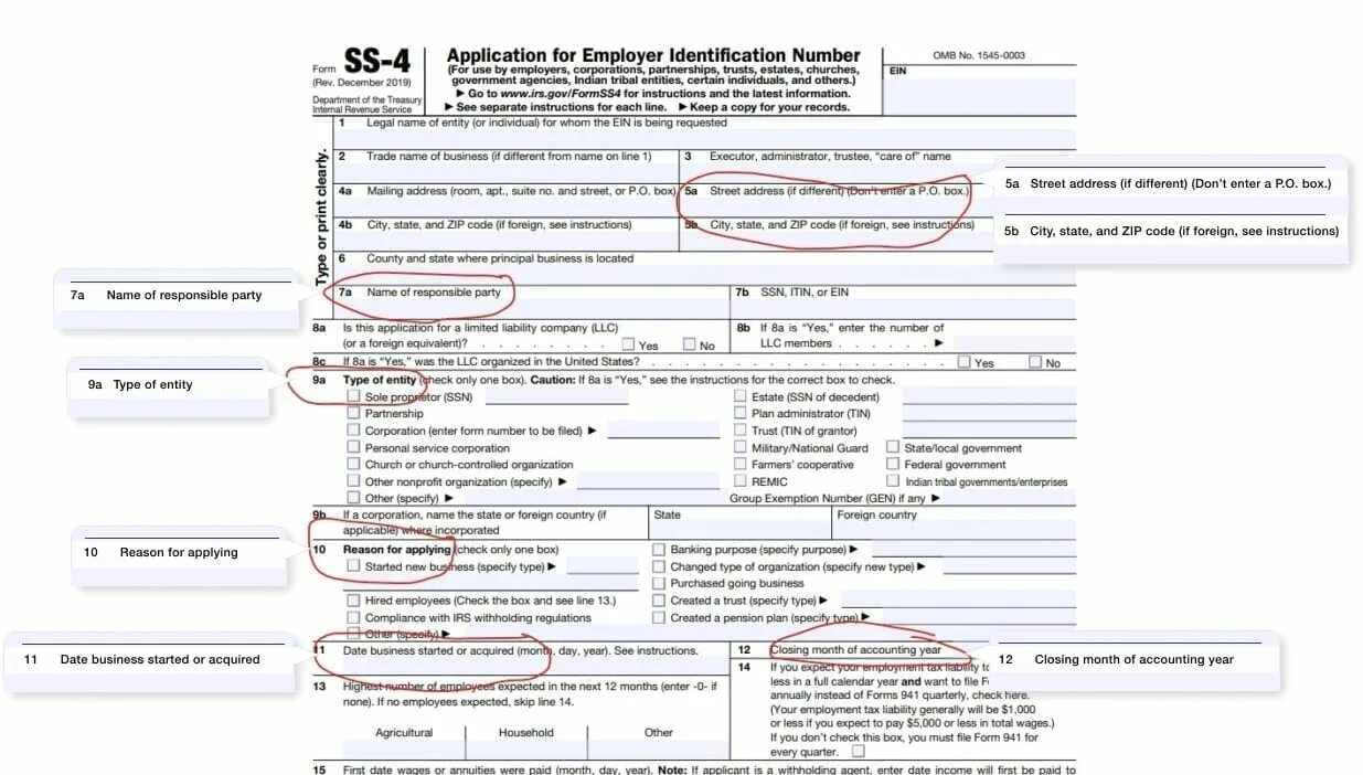 Форма шаблон application for Foreigners in the USA. Form LLC 5.5 это. Scanmar ss4. IRS SS-4.