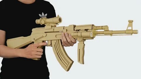 Как сделать автомат ак 47