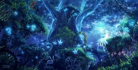 Magical Forest, Forest Fairy, Enchanted Forest, Night Forest, Blue Forest, ...