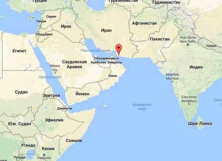Иран выход к морю