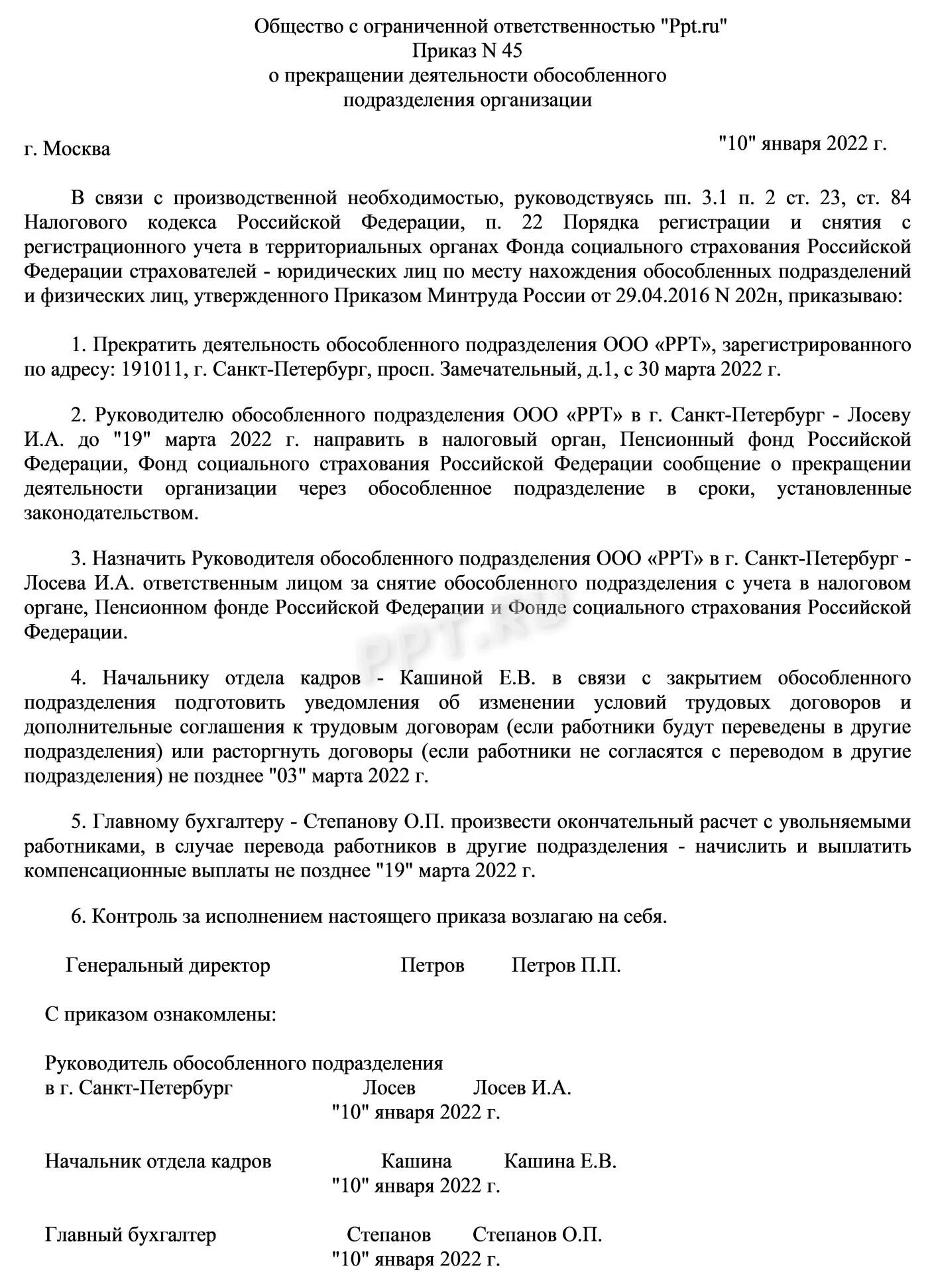 Как закрыть обособленное подразделение в 2025