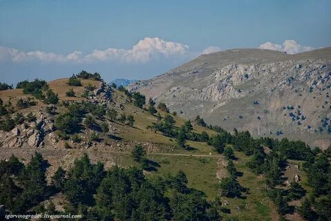 Самая высокая точка крымских гор