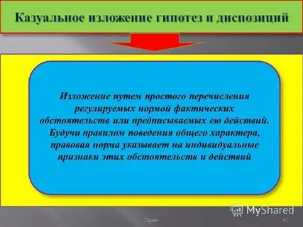 Изложение в пути