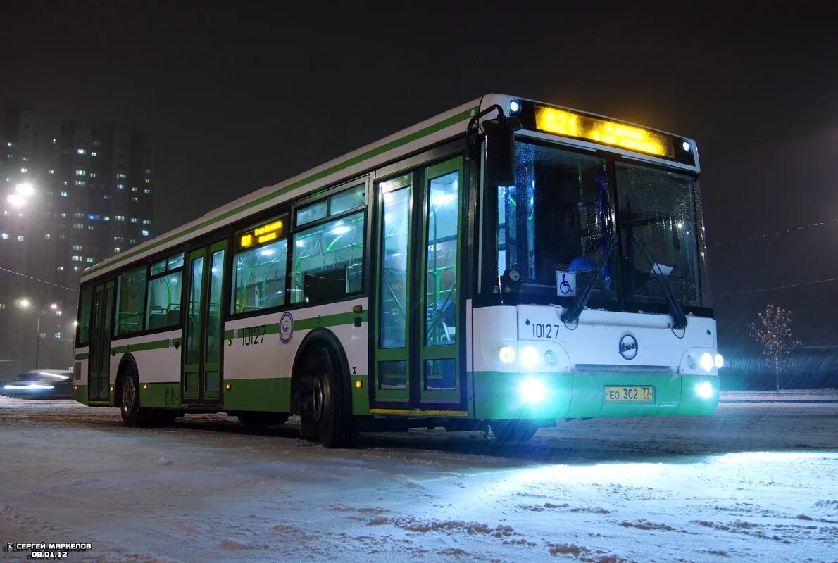 1. Автобус 704 москва. 21. Нефаз 5299-40-52 160611. Лиаз 5292 ночью.