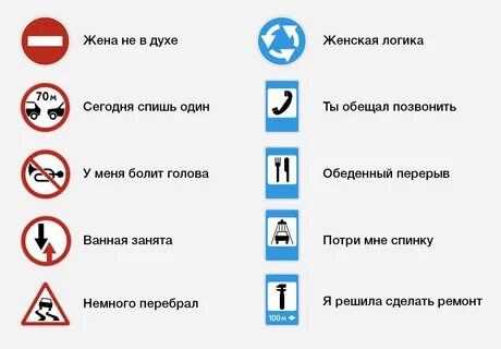 Знаки семейной жизни