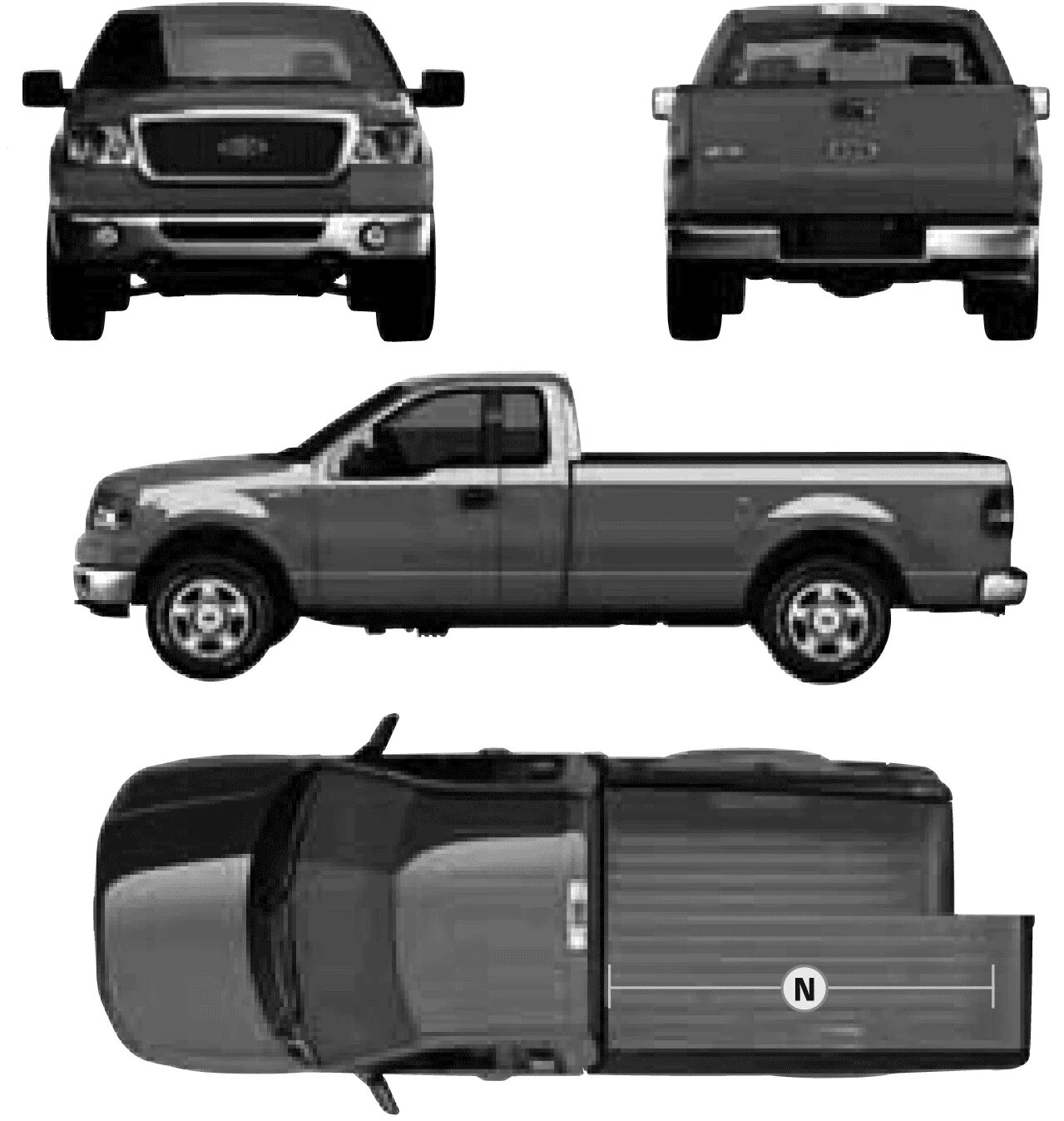 Ford f150 Blueprints. Пикап ф150 чертеж. Форд ф150 сверху. Ford f-150 1986 Blueprint.