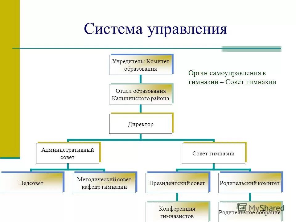 Вопросы комитету образования. Структура управление образования Калининского округа. Управление образования Учредитель. Административный директор схема. Департамент образования это орган.