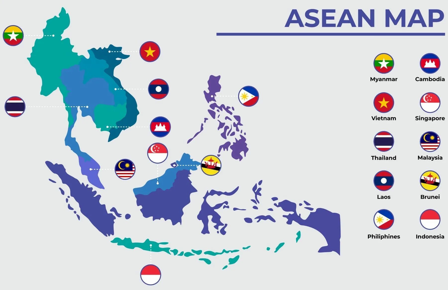 Асеан на карте. АСЕАН страны. Карта ASEAN. АСЕАН страны участники на карте.