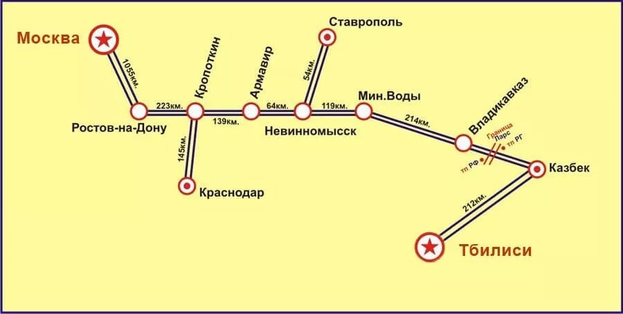 Карта автобусов ставрополь
