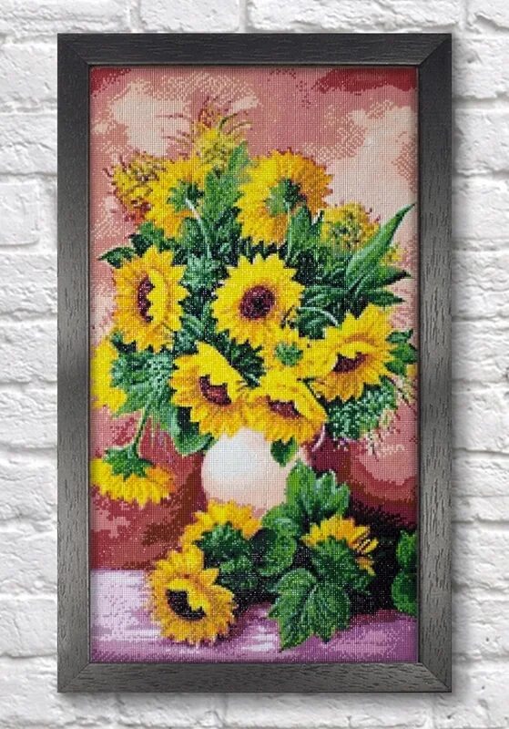 Алмазная мозаика подсолнухи 40х50. Алмазная мозаика подсол. Подсолнух алмазная. Вышивка подсолнухи. Алмазная мозаика - подсолнухи.