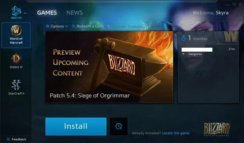 Не удалось произвести загрузку battle net