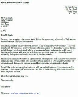 Letter example