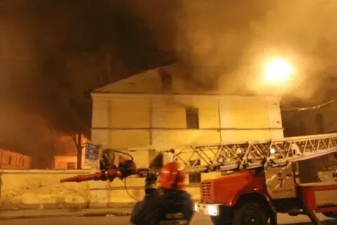 Пожар на лермонтовском проспекте