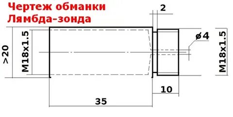 Диаметр лямбда зонда