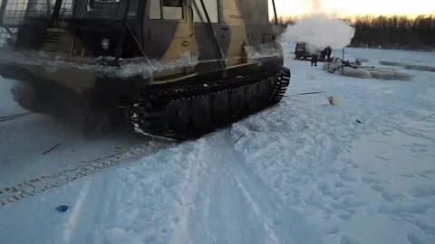 Зима в тайге вездеходы