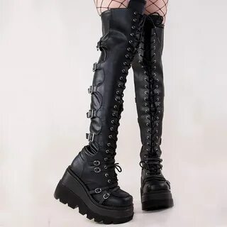 High platform boots