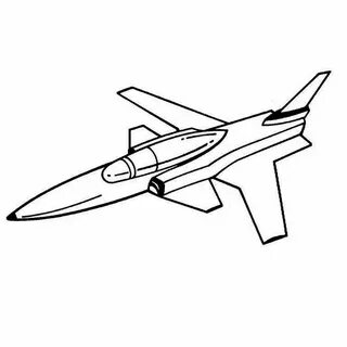 Рисунок реактивного самолета
