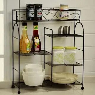Кухонные металлические полки