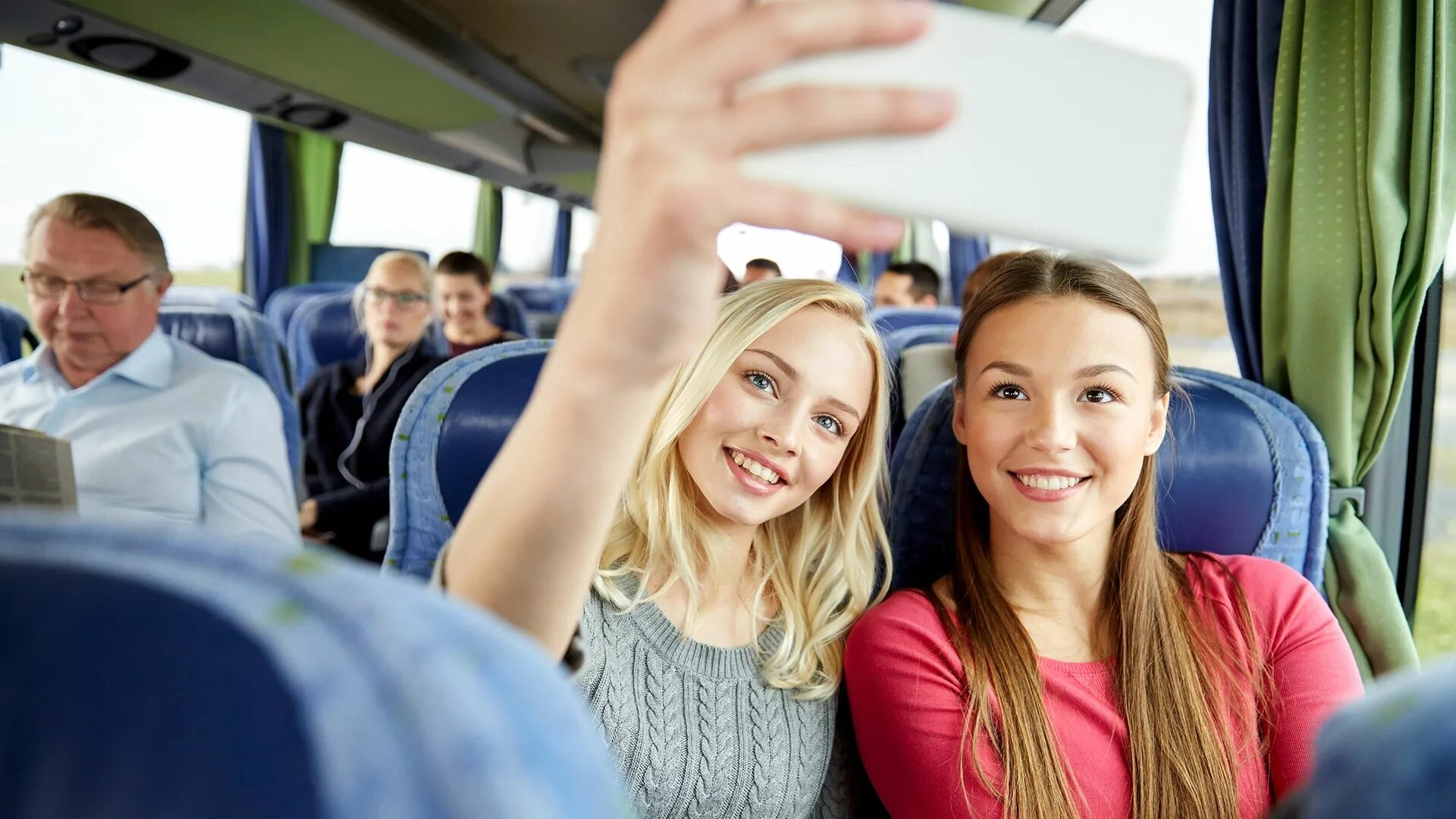 Taking bus